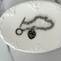Silver Bracelet Pendant Forever Love New-York