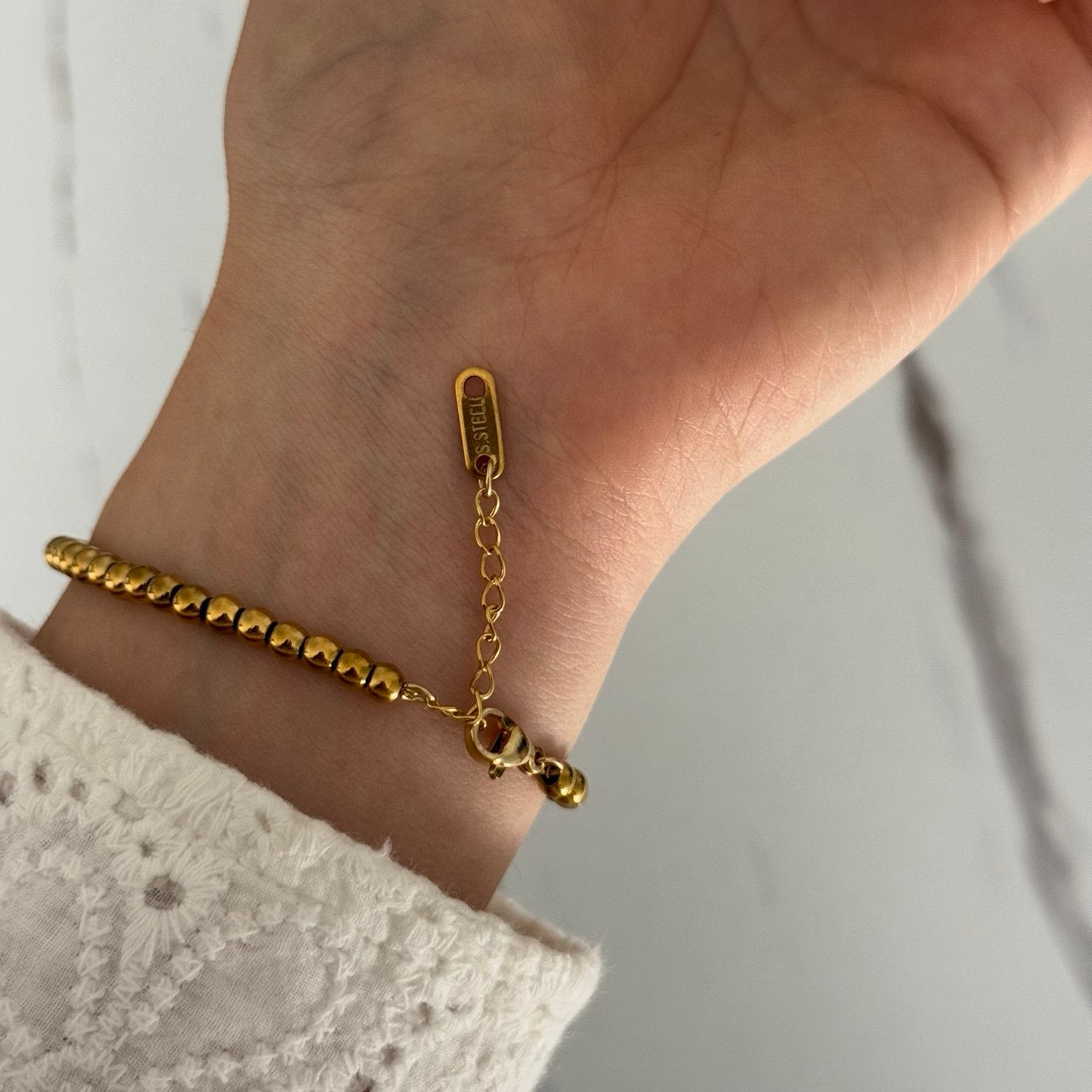 Gold/Green Bracelet Forever Love New-York