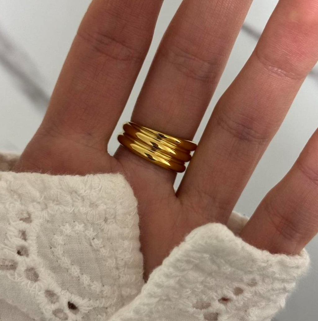 Vintage Vibe Zircon Stone Ring