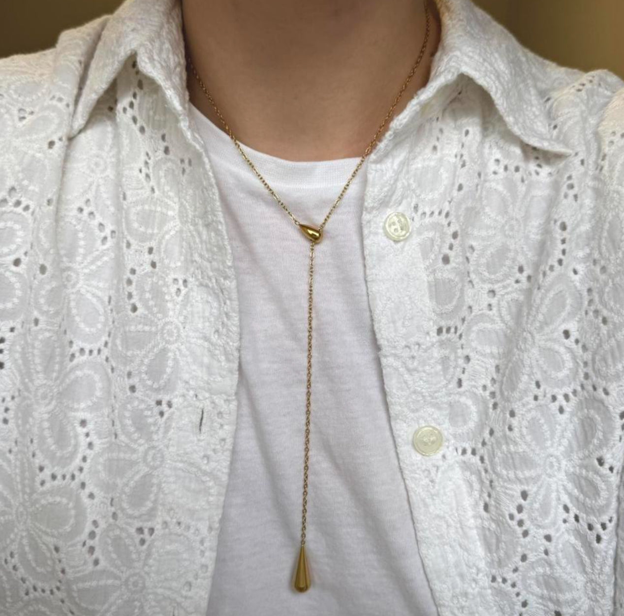 Vintage Style Gold Chain Necklace