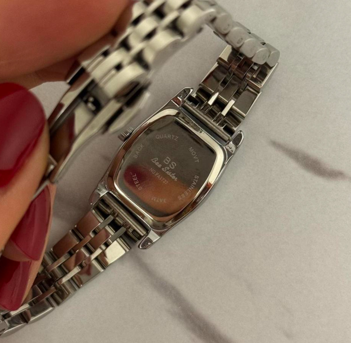 Vintage Inspired Silver Mini Watch