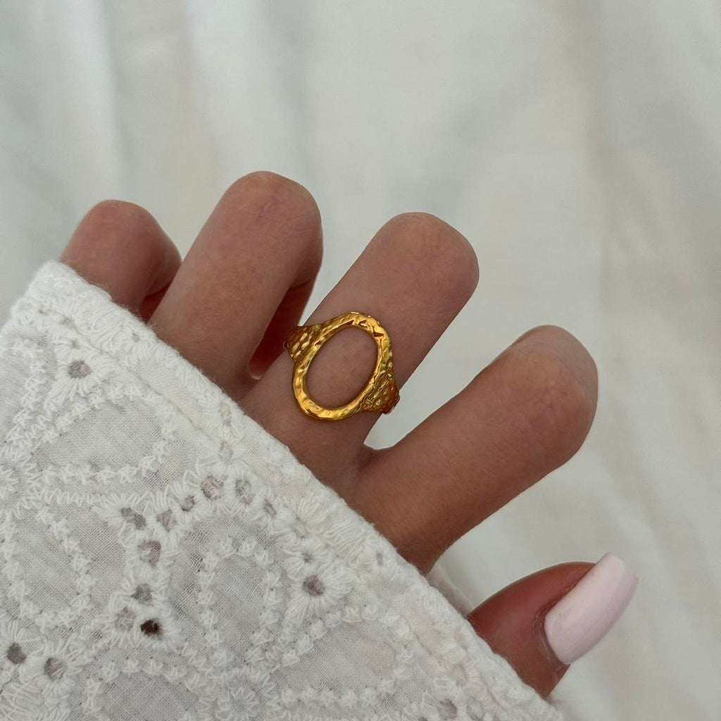 Oval Gold Ring