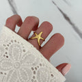 Gold Starfish Ring