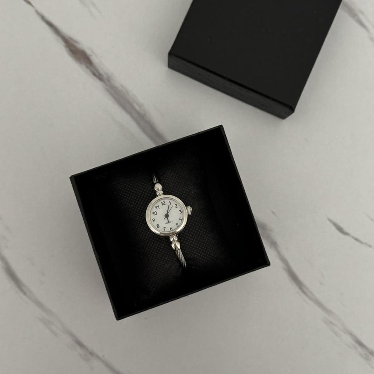 Retro Silver/White Mini Watch