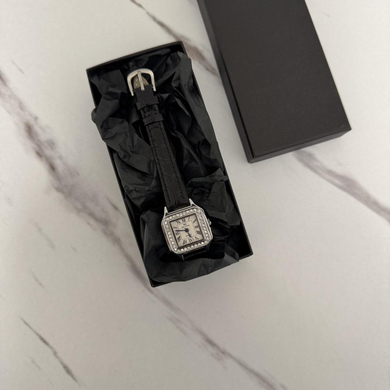 Retro Silver/Black Watch