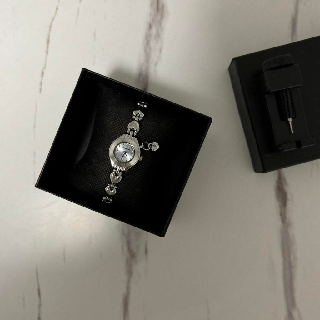 Silver/Blue Mini Watch