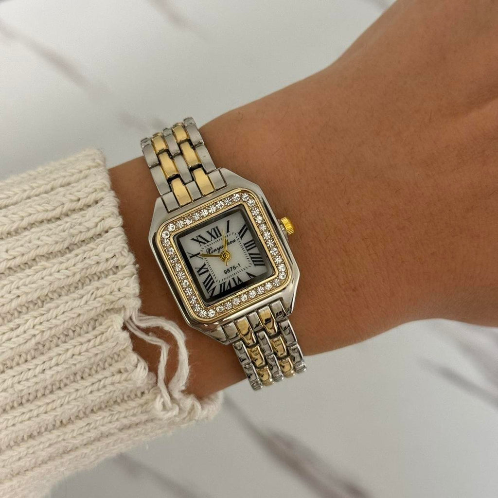 Vintage Style Two Tone Watch