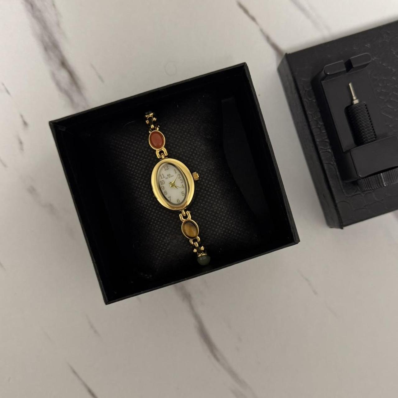 Mini watch Barca multicoloured natural stone