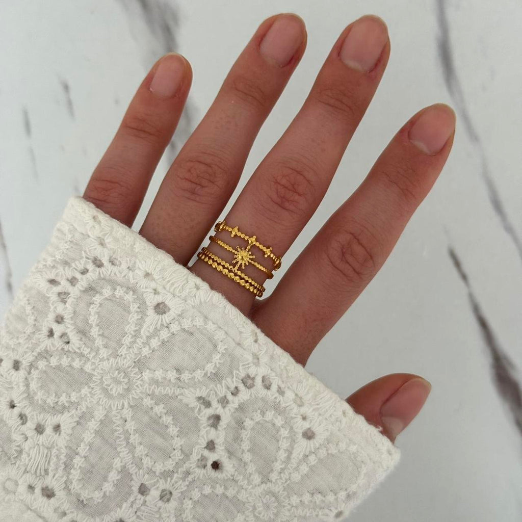 Gold Stars Ring