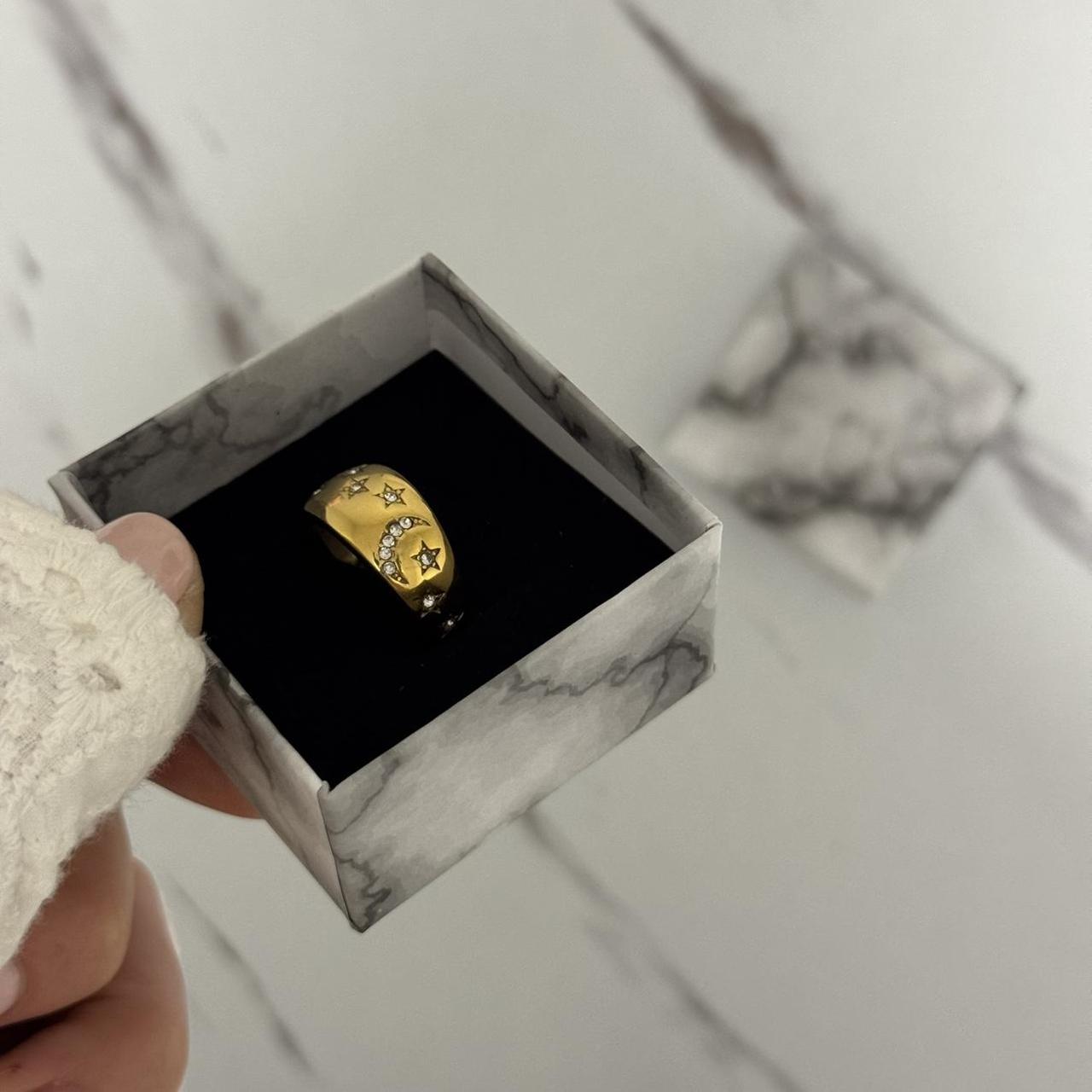 Gold Ring Zircon Stone