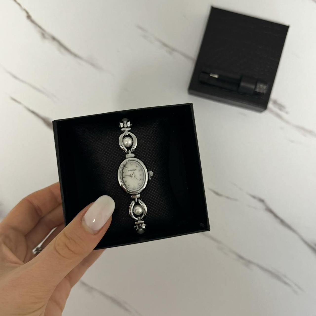 Pearl Silver Mini Watch