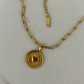 Vintage Vibe Gold Pedant Necklace