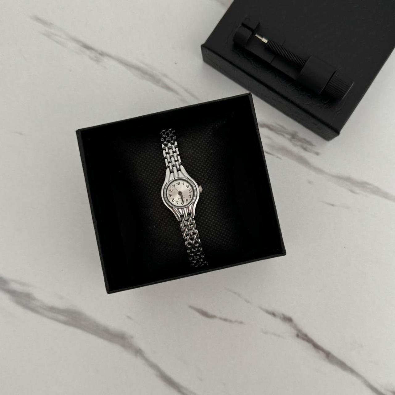 Mini Silver/White Watch