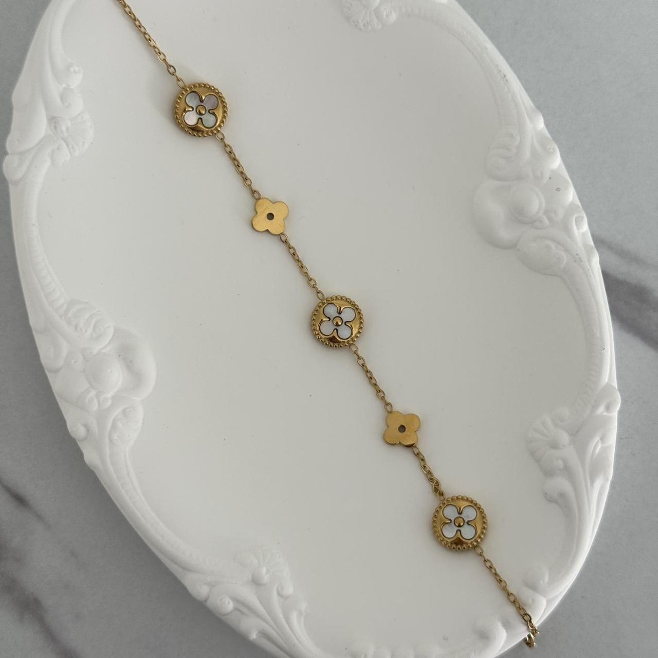 Gold Floral Bracelet