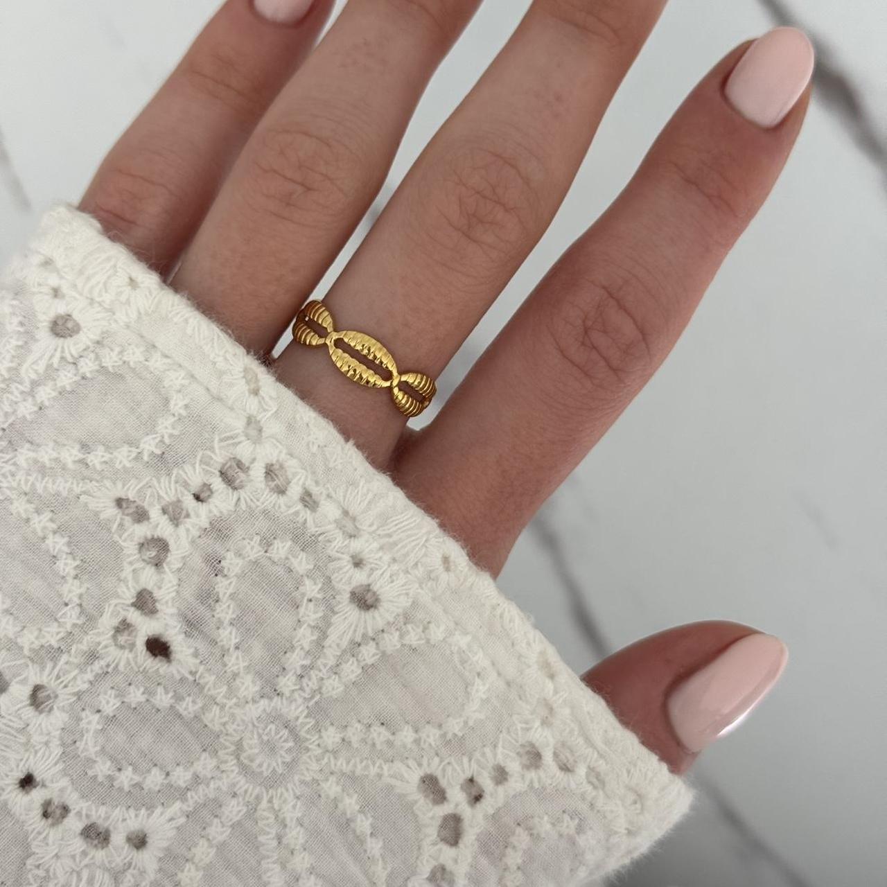 Gold Chain Ring