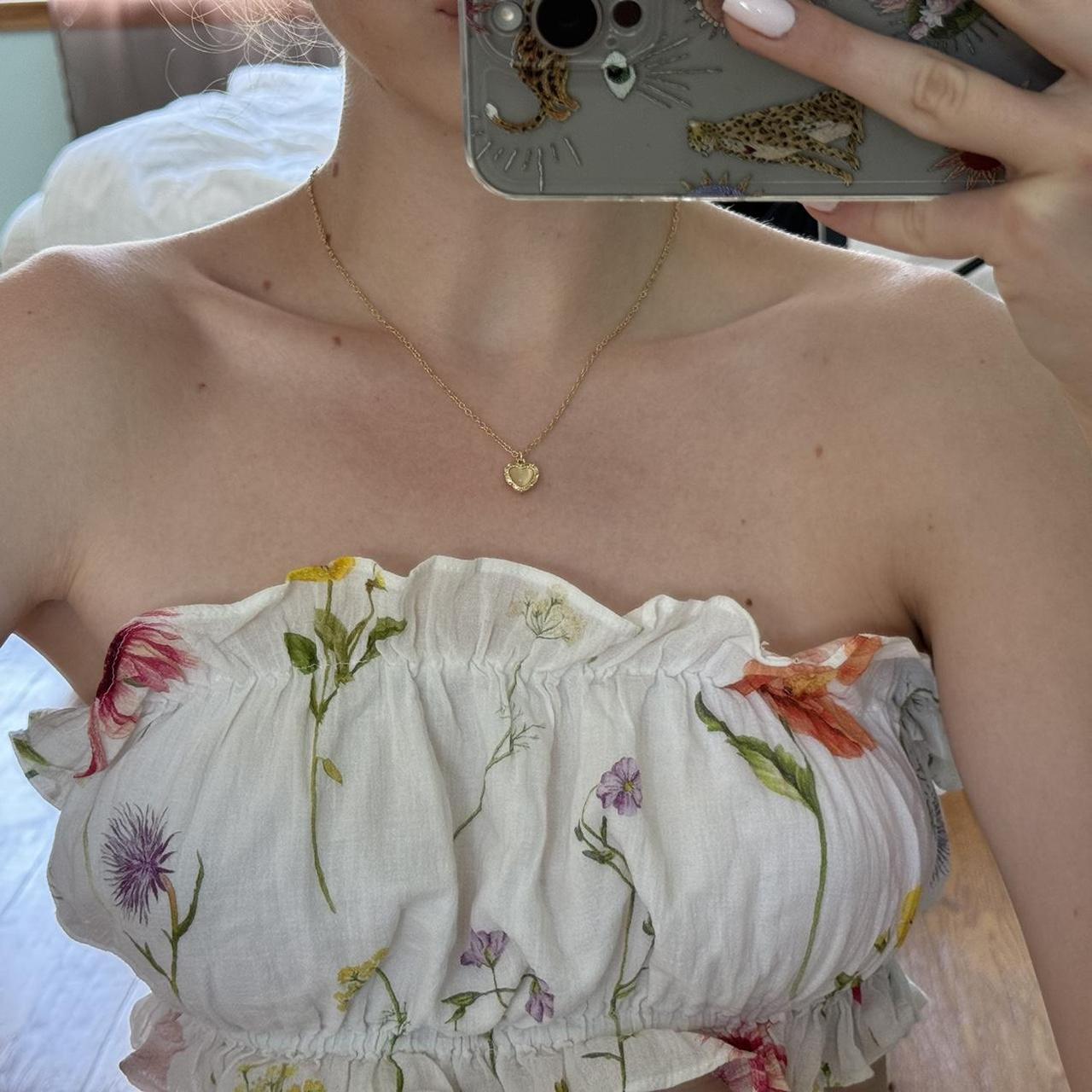 Gold Chain Heart Pedant Necklace