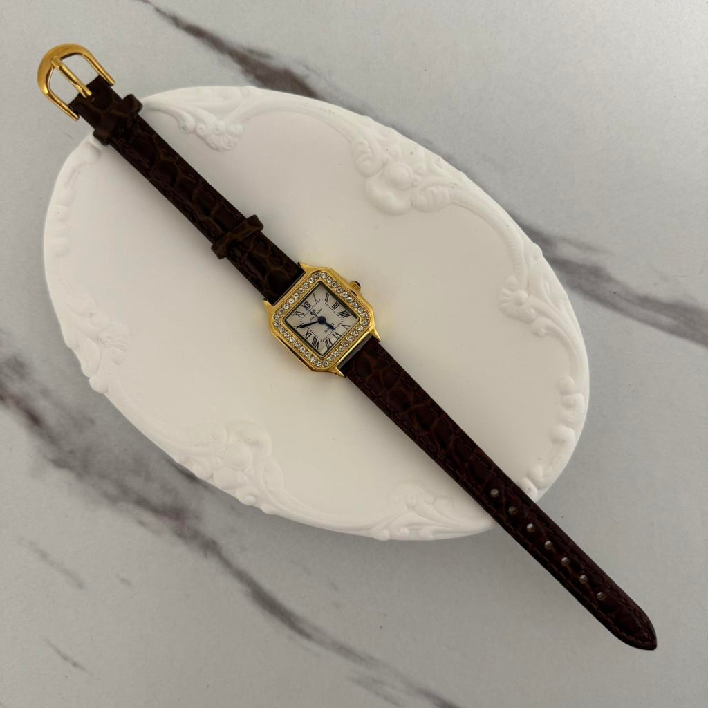 Retro Gold/Brown Watch