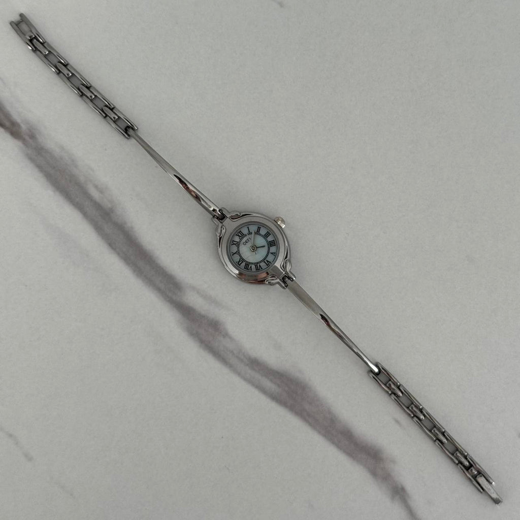 Silver Baby Blue Mini Watch