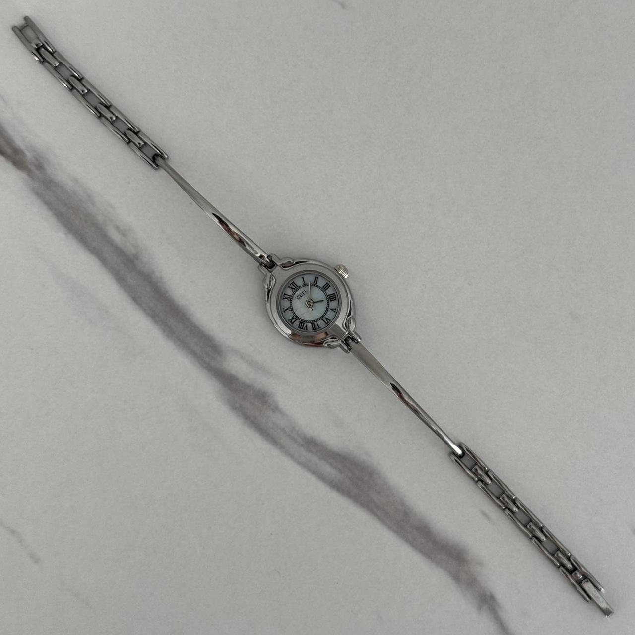 Silver Baby Blue Mini Watch