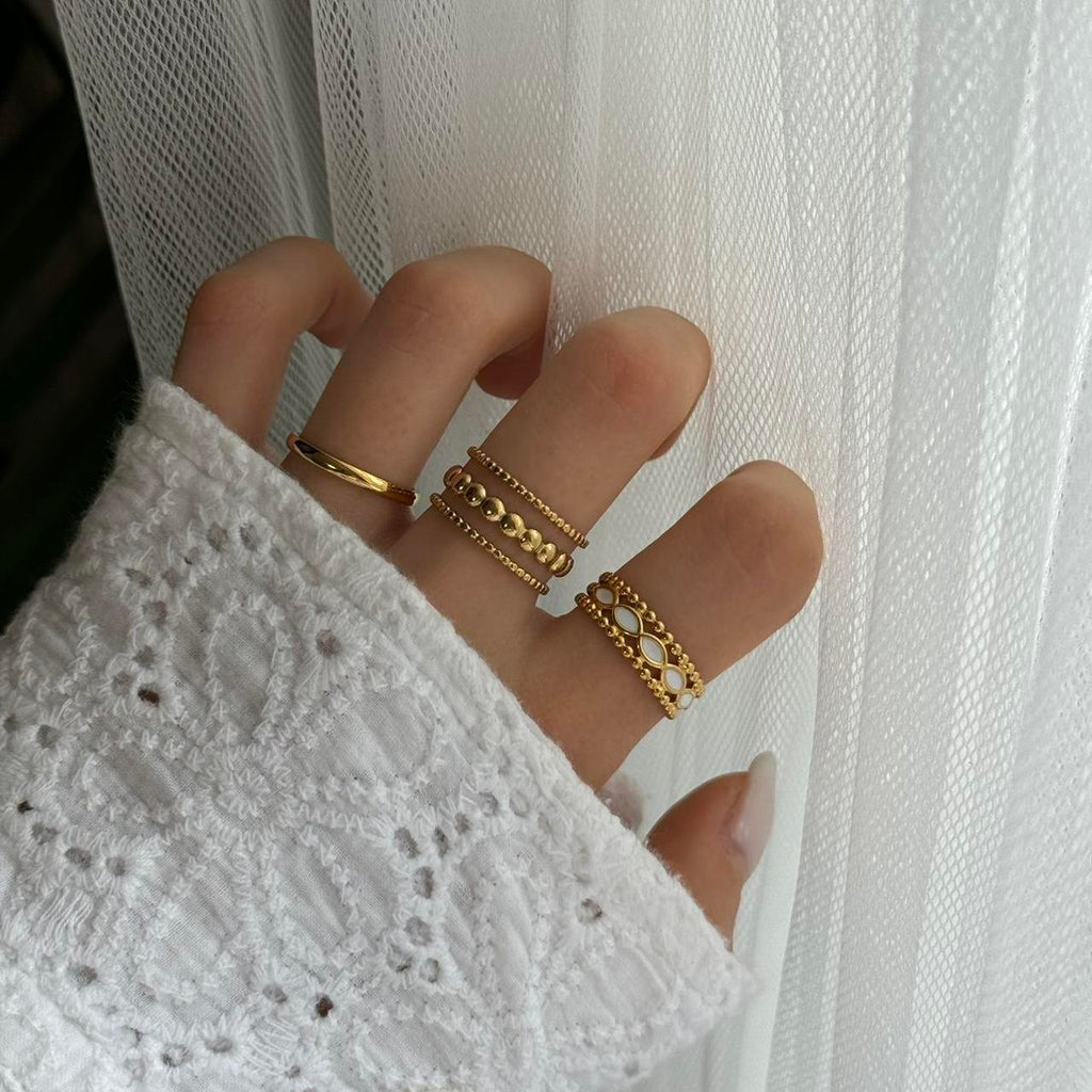 Set of 3 Gold Rings