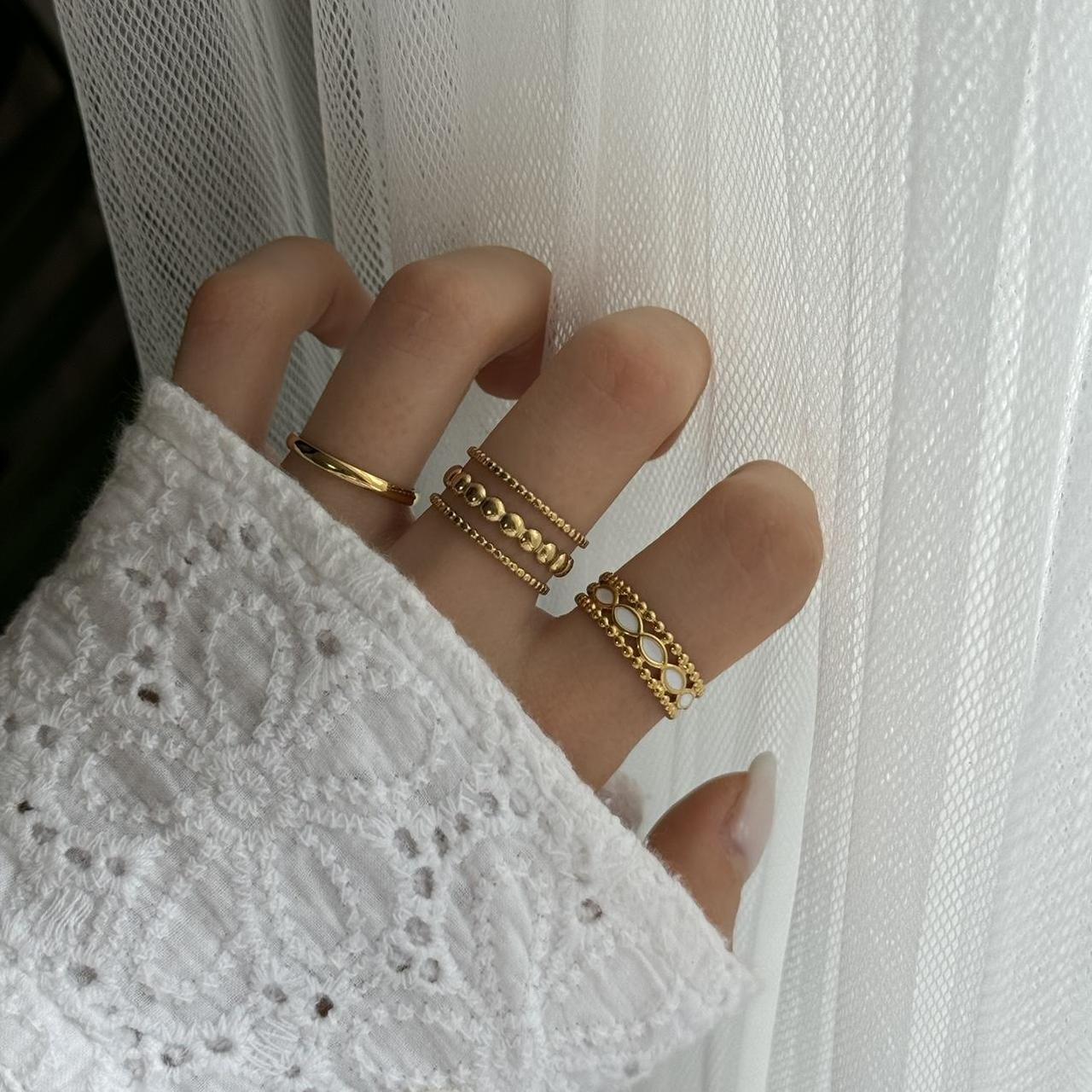 Set of 3 Gold Rings