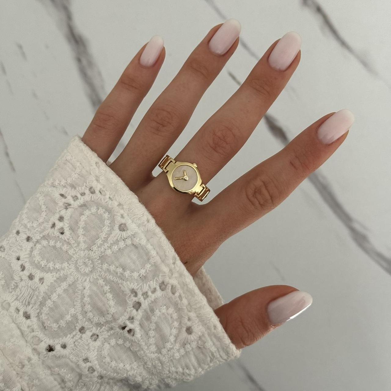 Gold/Pearl Watch Ring
