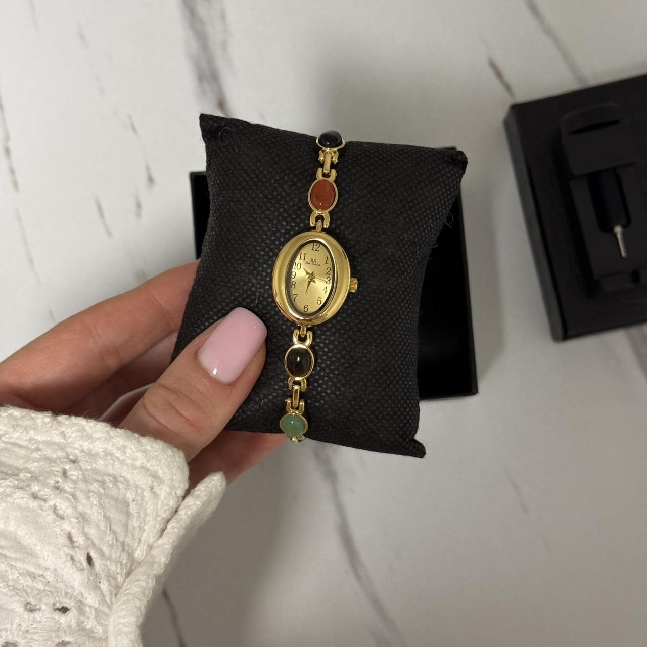 Mini watch Barsa multicoloured natural stone