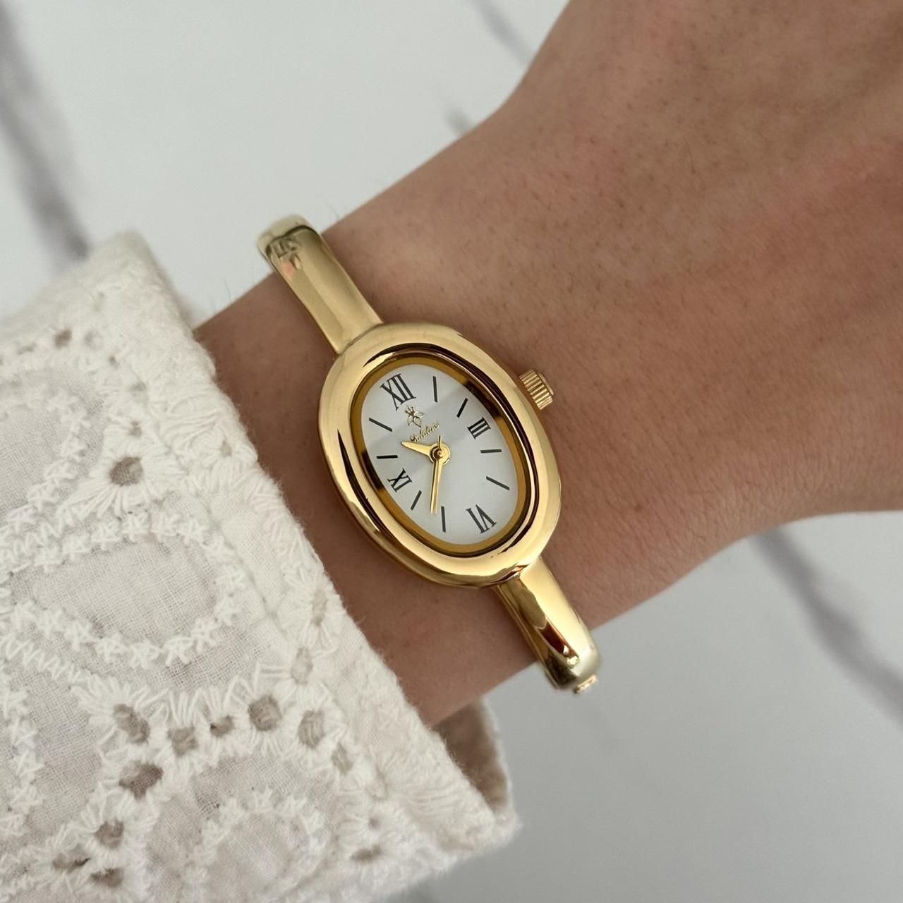 Catalina Gold/White Mini Watch
