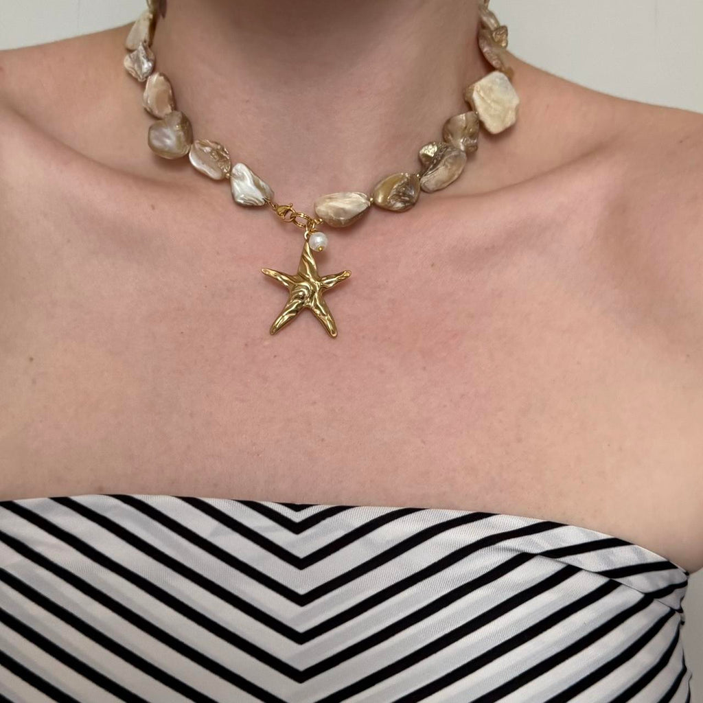 Vintage Vibe Starfish Necklace