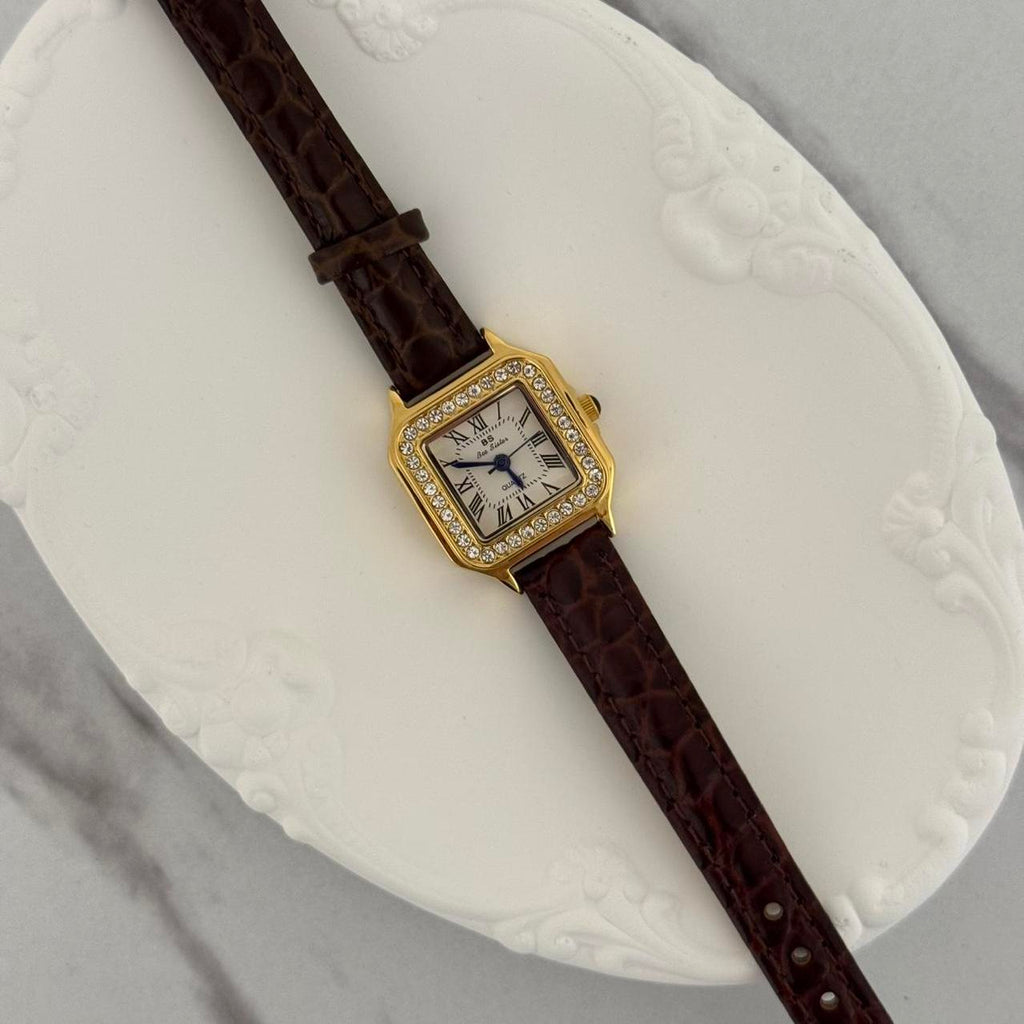 Retro Gold/Brown Watch