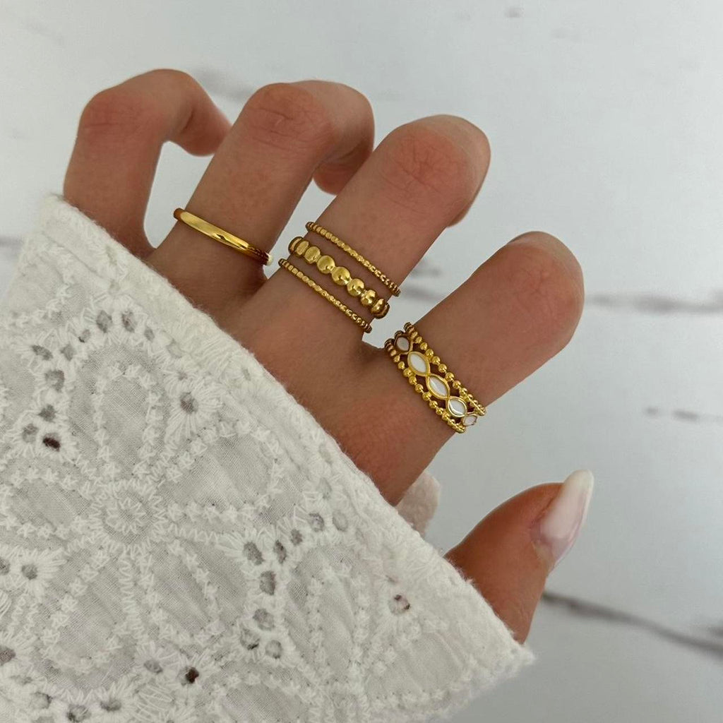 Set of 3 Gold Rings