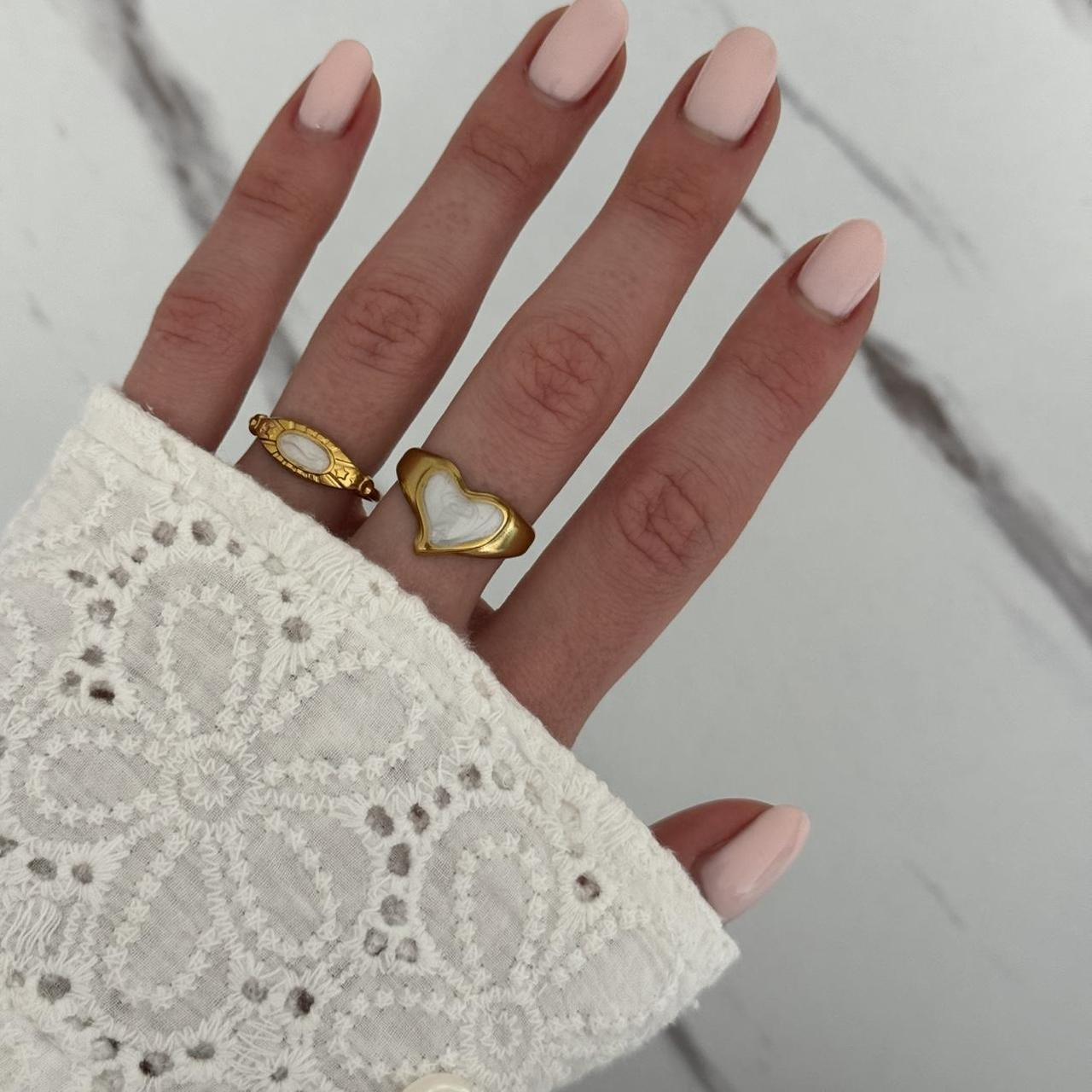 Set 2 Gold/White Rings