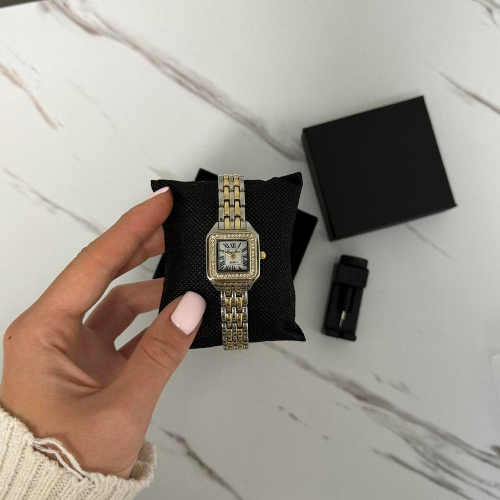 Vintage Style Two Tone Watch