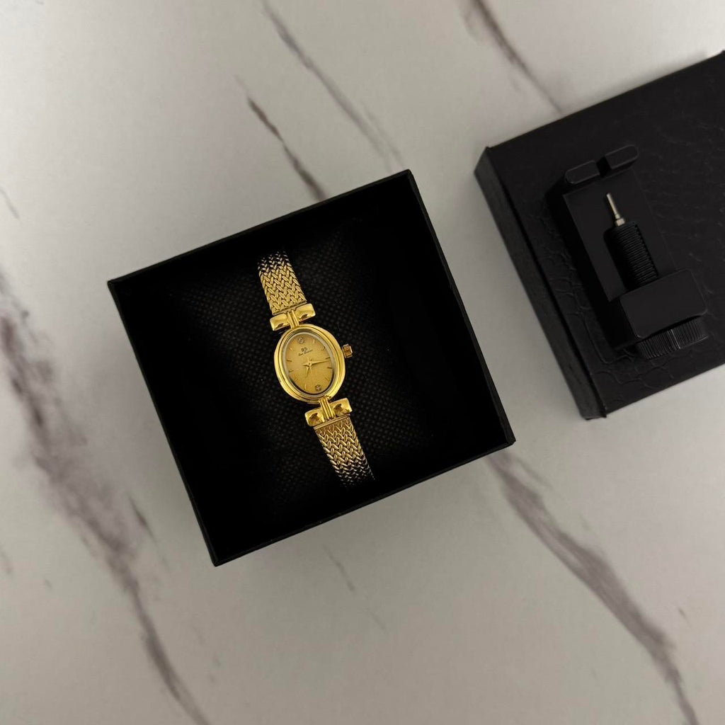 Gold Adelina Watch Vintage Vibe