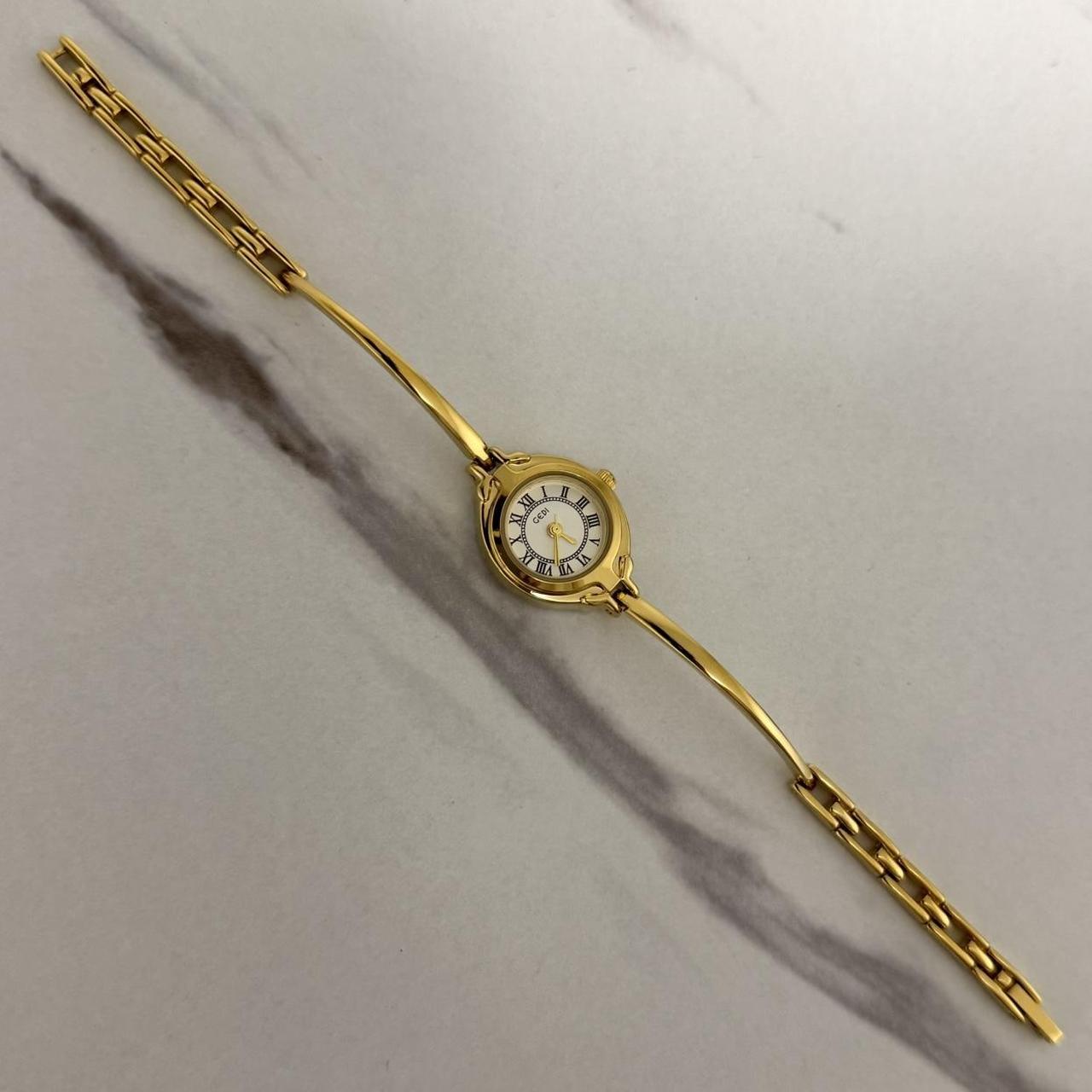 Tiny Gold/White Mini Watch