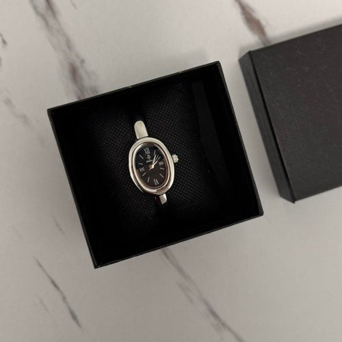 Catalina Silver/Black Mini Watch