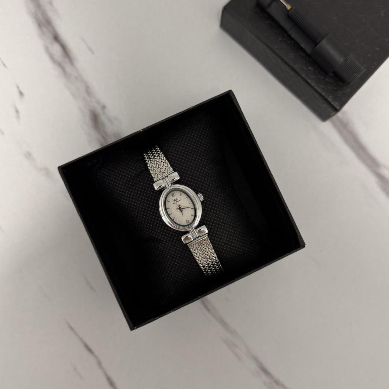 Silver/White Mini Watch