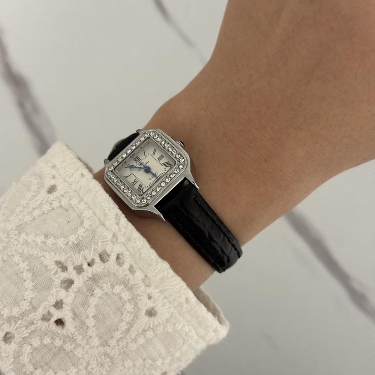 Retro Silver/Black Watch