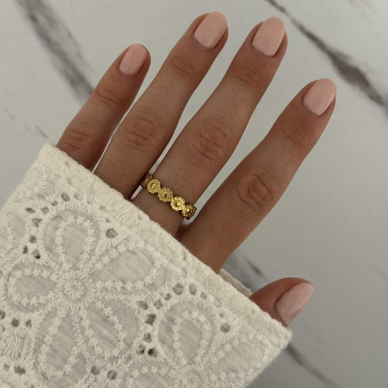 Gold Floral Ring