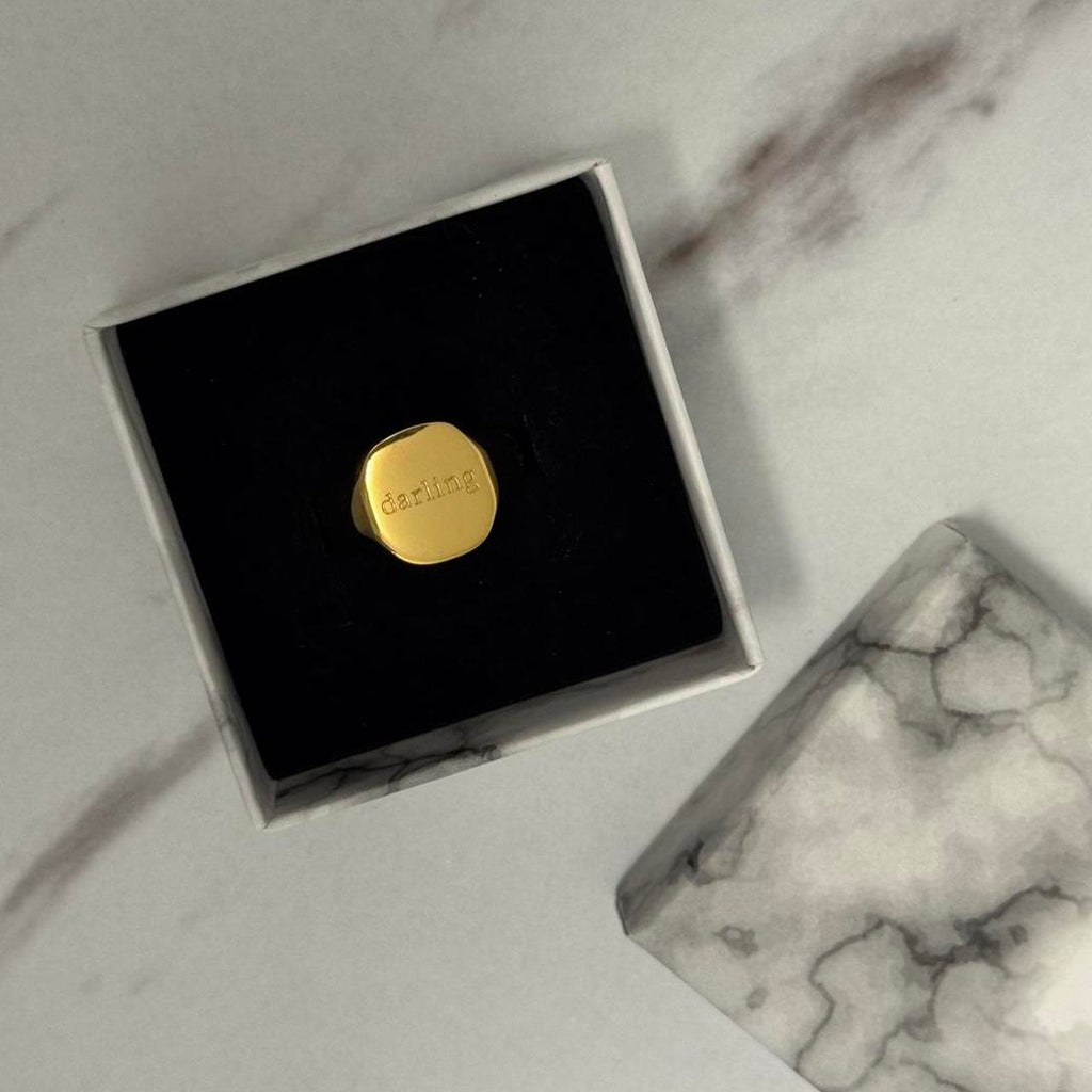 Gold Ring “Darling“