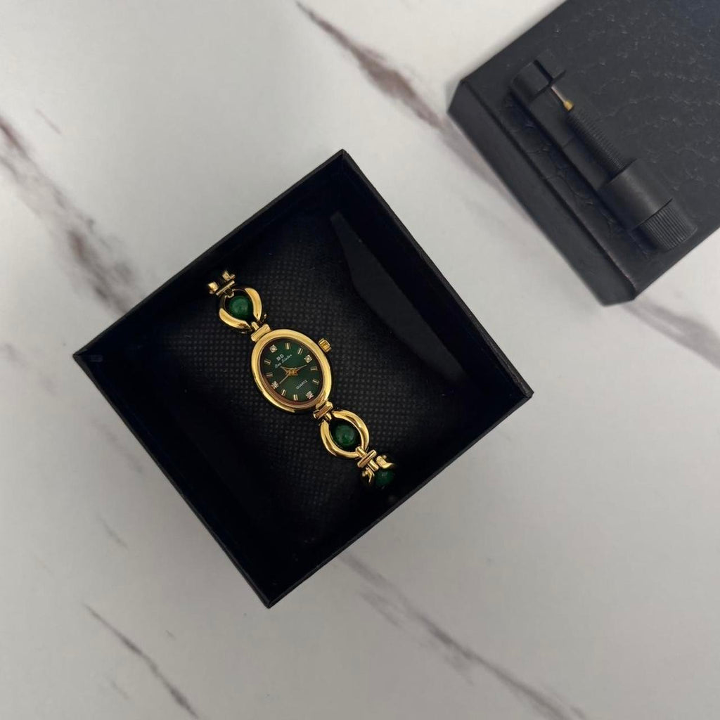 Watch Dark Green Natural Stone