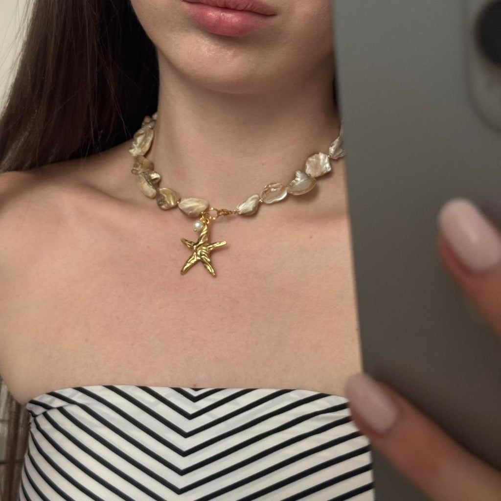 Vintage Vibe Starfish Necklace