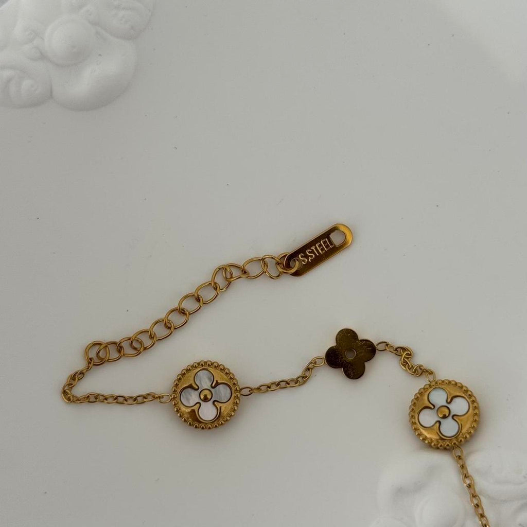 Gold Floral Bracelet