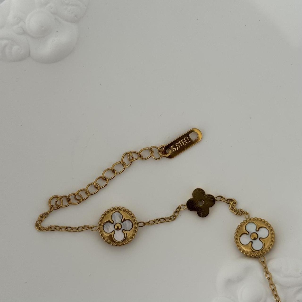 Gold Floral Bracelet