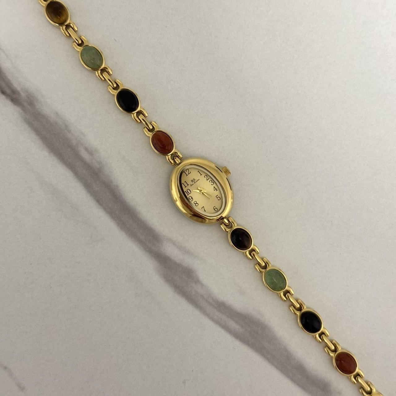 Mini watch Barsa multicoloured natural stone