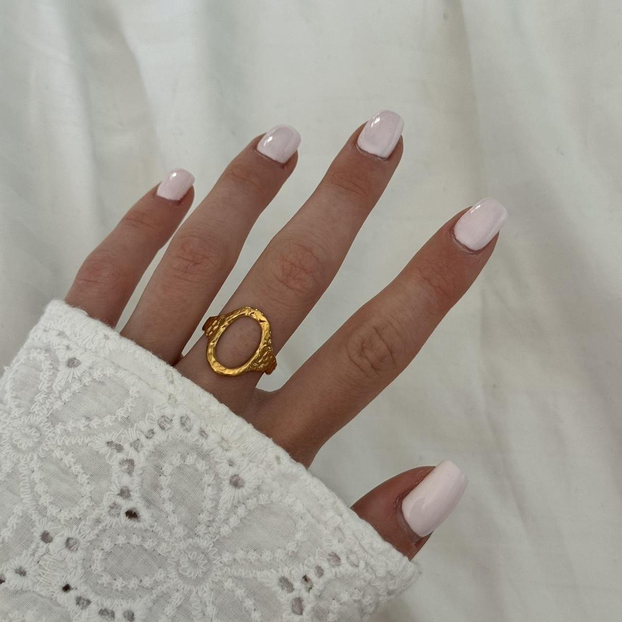 Oval Gold Ring