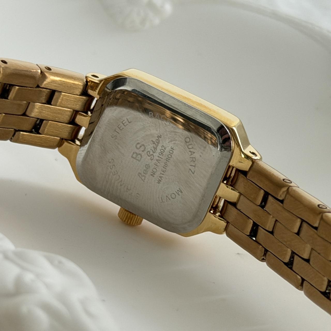 Gloriana Square Gold Watch