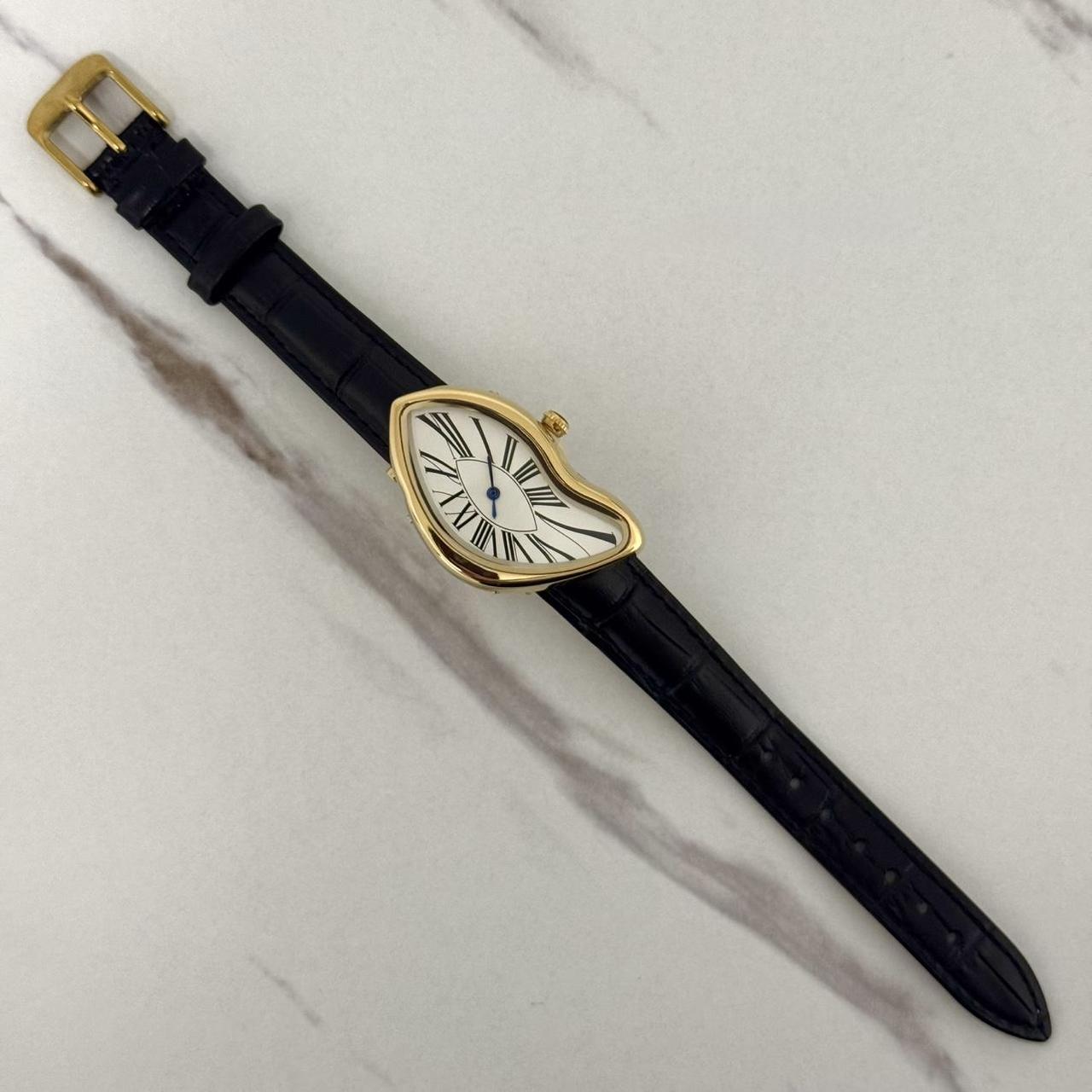 Salvador Dali Gold/White Watch