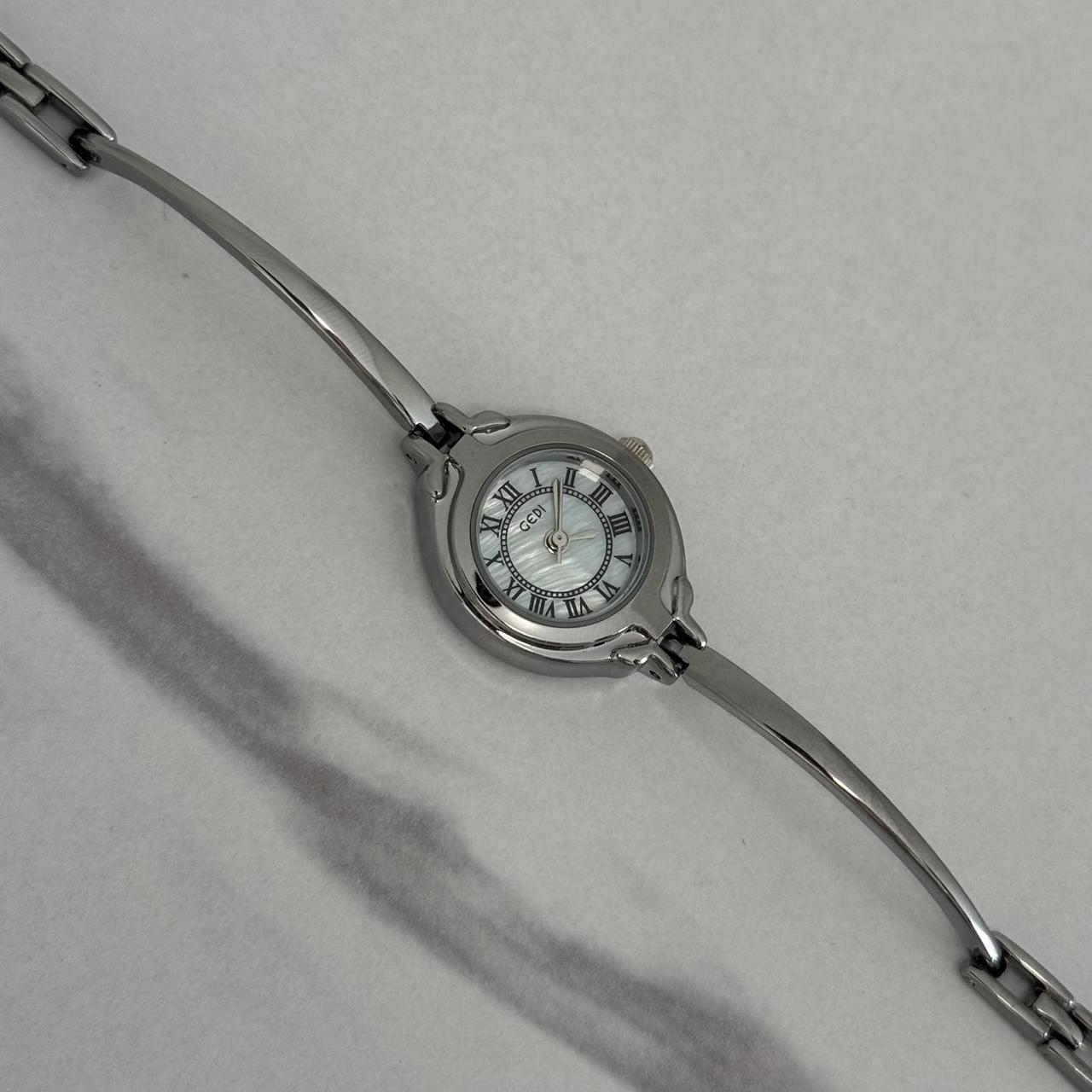 Silver Baby Blue Mini Watch