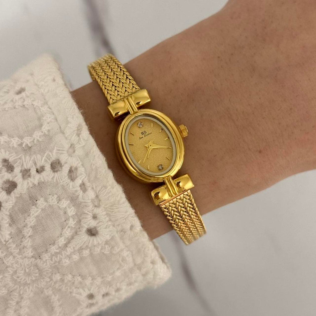 Gold Adelina Watch Vintage Vibe